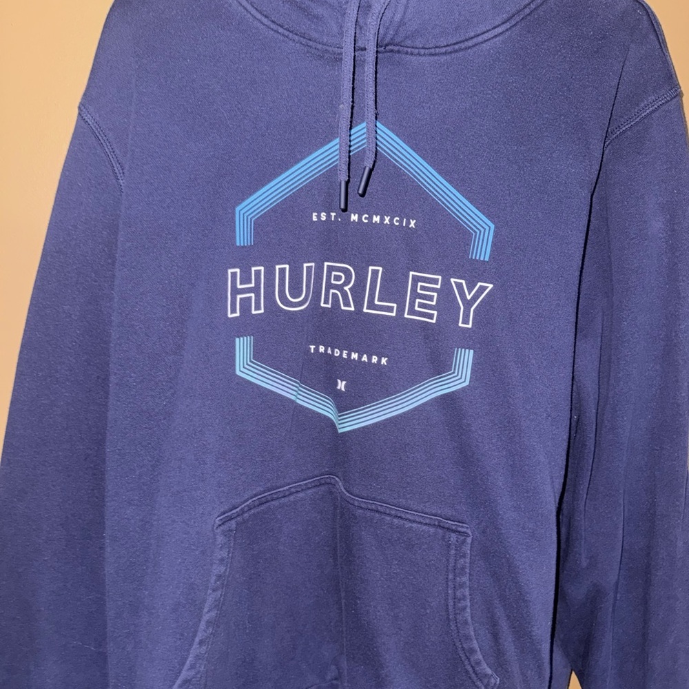 Hurley Navy Blue Pullover Hoodie